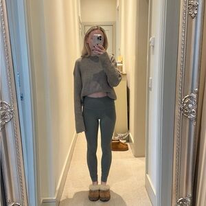 Green lululemon align leggings size 6